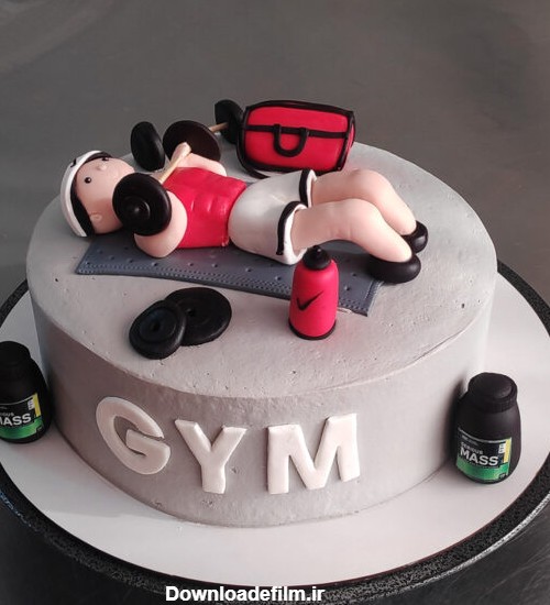کیک خامه ای ورزشکاری
