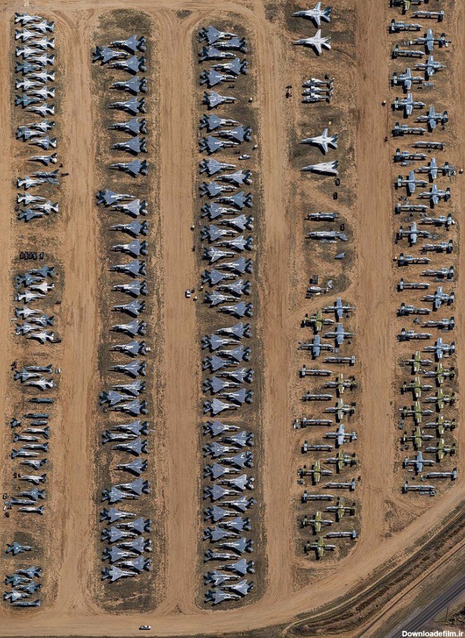 تصاویری حیرت‌انگیز از گورستان هواپیمای غول‌پیکر