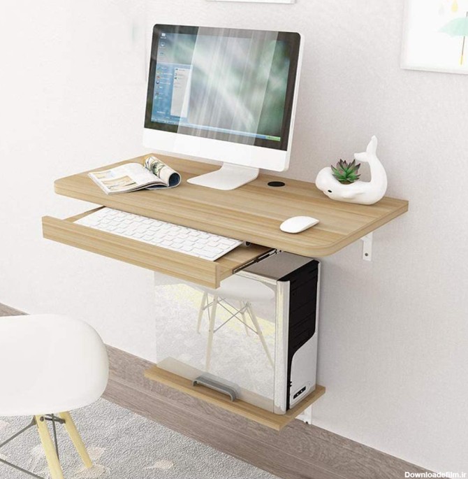 انواع میز کامپیوتر با طرح های ساده و شیک - مبلمان اداری گلدچوب