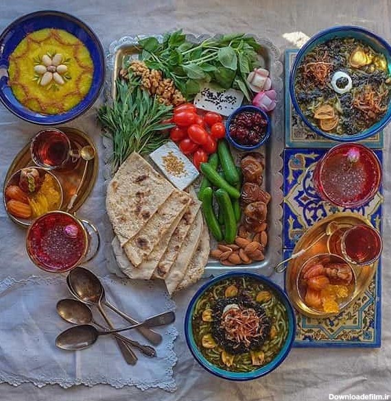 سفره افطار - غذاهای مناسب افطار همراه با عکس 50 سفره افطار زیبا ...