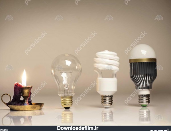 تکامل با شمع تنگستن لامپ فلورسنت و led روشنایی 1153498