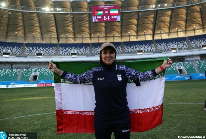 مریم ایراندوست شادی تیم ملی فوتبال زنان ایران