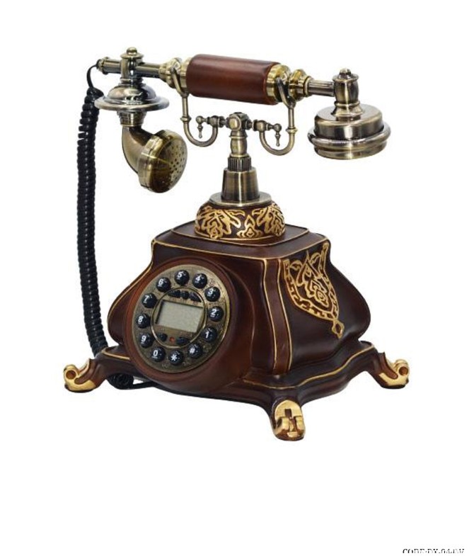 تلفن رومیزی کلاسیک طرح قدیمی مدل 043W
