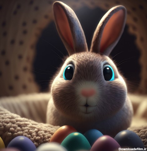 تصویر خرگوش ناز | متن نگار