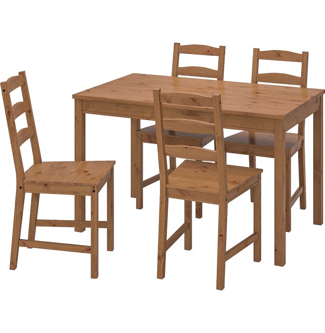 میز و صندلی 4 نفره ایکیا JOKKMOKK |میز و صندلی اورجینال و تمام چوب