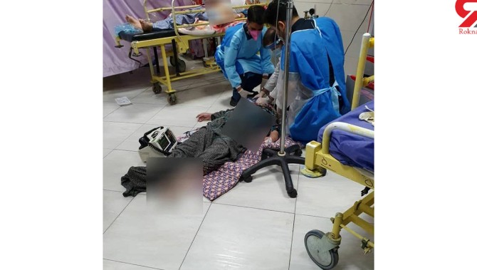 تخت ، ونتیلاتور و سرم نیست ، درمان روی تشک انجام می شود / وضعیت کرونا در ایران بحرانی است + عکس