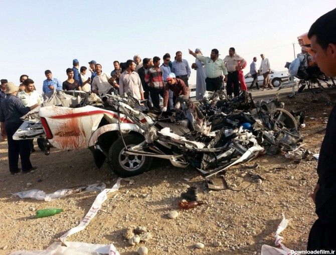 عکس وحشتناک ترین تصادف در ایران