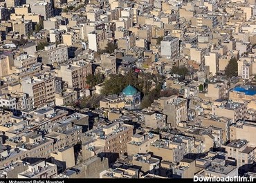 تصاویر هوایی تهران در پایان تعطیلات