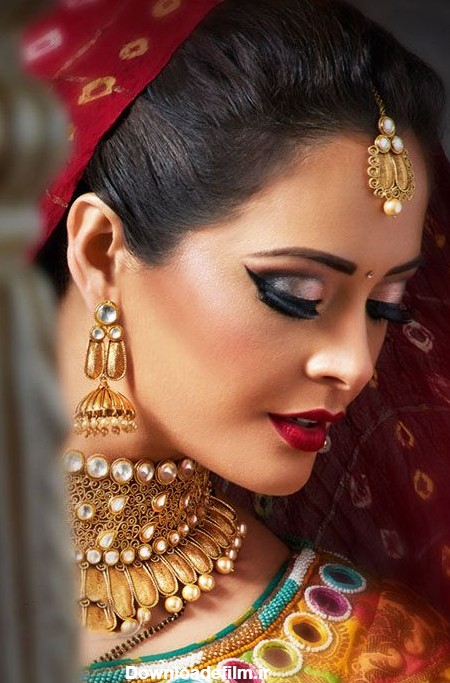 عکسهای مدل آرایش دختران هندی جذاب و زیبا
