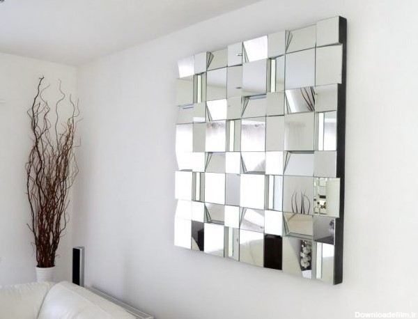آینه برای تزیین دیوار بزرگ اتاق