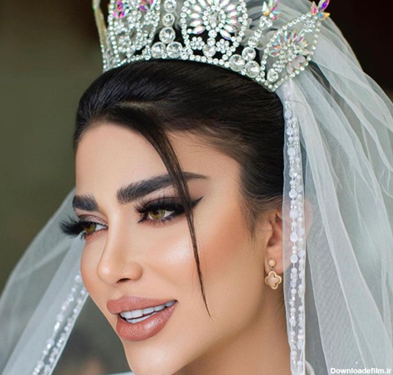 مدل عروس ایرانی با آرایش لایت و مدل موی بسیار زیبا - مگسن