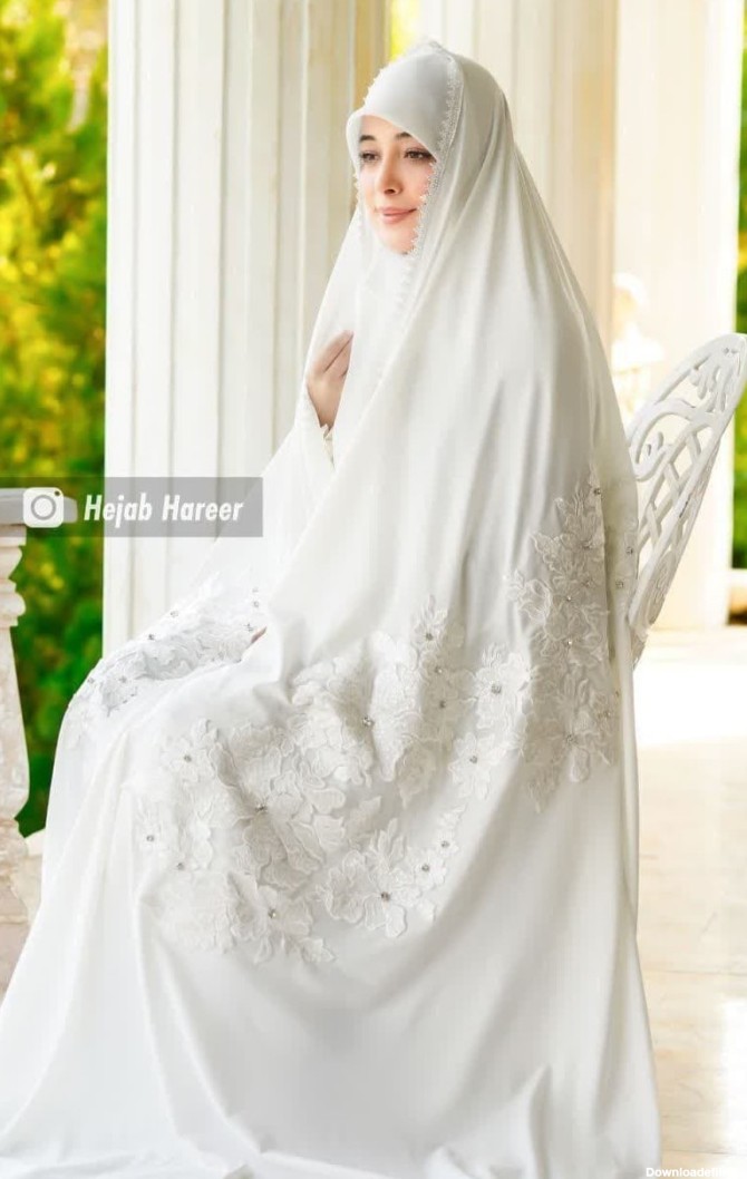 چادر عروس کد 1528 – حجاب حریر