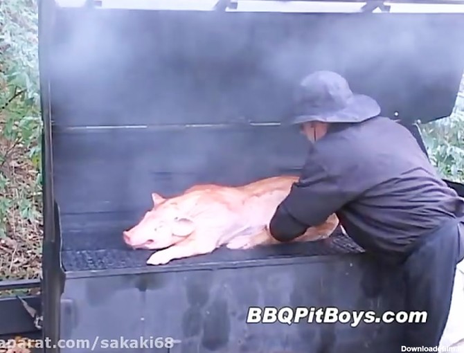 پختن 3 خوک در باربیکیو آمریکا