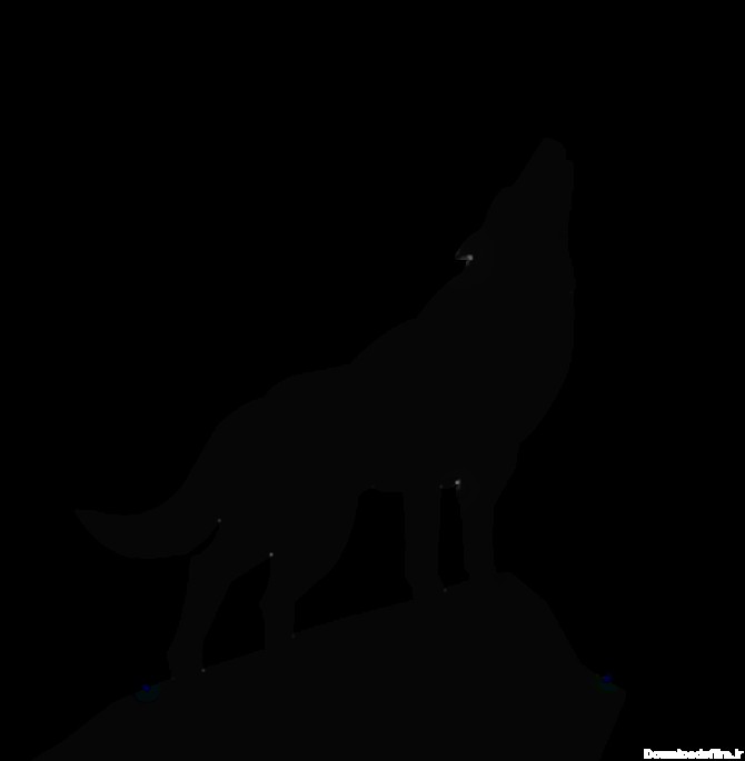 PNG گرگ سیاه - Black Wolf PNG – دانلود رایگان