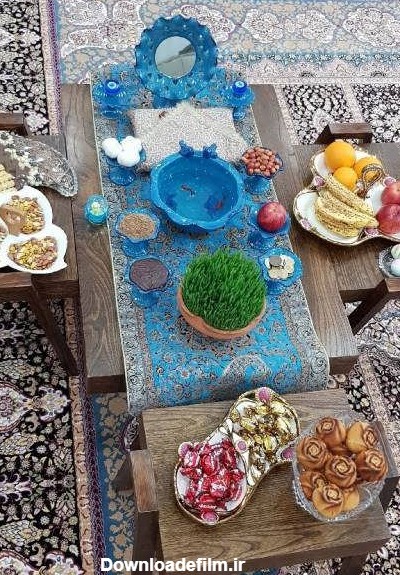 عکس سفره ی هفت سین زیبا