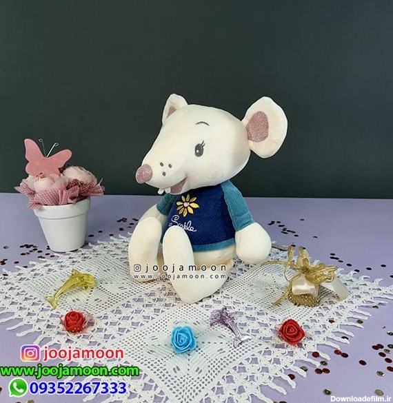عروسک موش لباس بافتنی - فروشگاه اینترنتی عروسک و اسباب بازی ...