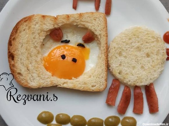 طرز تهیه صبحانه کودکانه ساده و خوشمزه توسط rezvani.s - کوکپد