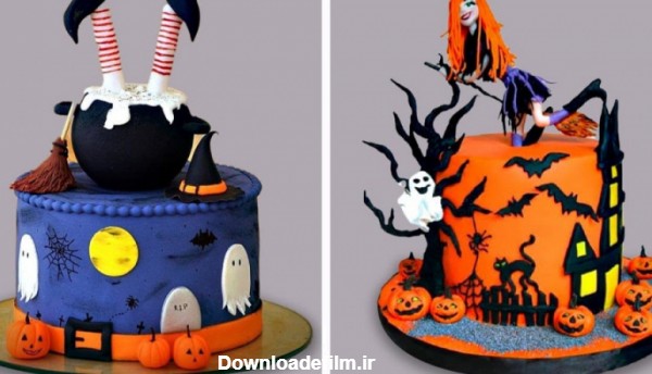 آموزش تزئین کیک هالووین | تزیین کیک و شیرینی
