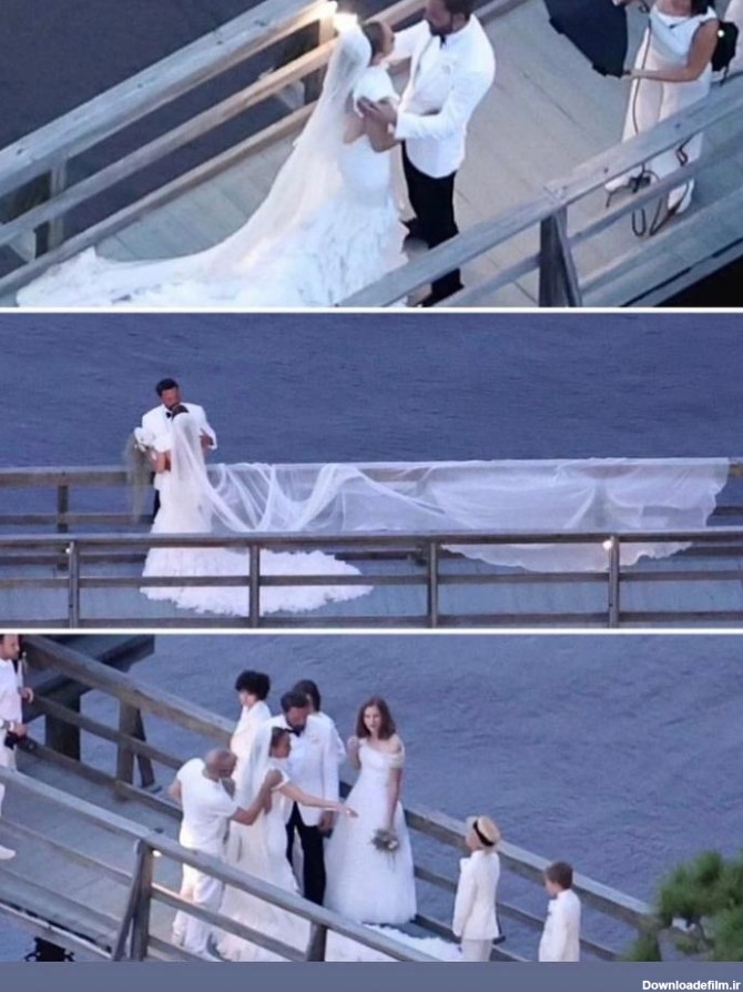جنیفر لوپز و بن افلک بعد از ماه عسل جشن عروسی گرفتند! + عکس ...