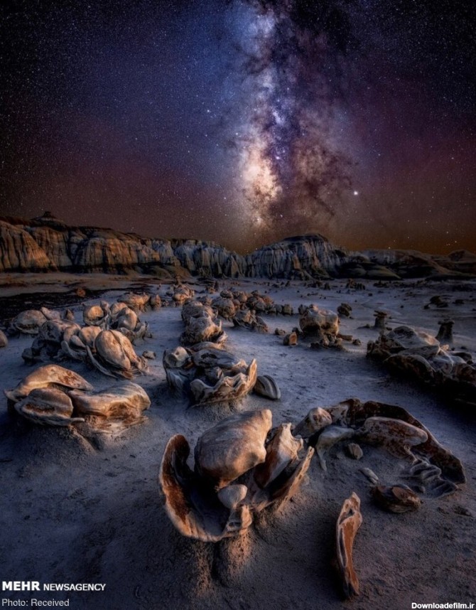 تصاویر زیبا از کهکشان راه شیری از نمای زمین | طرفداری