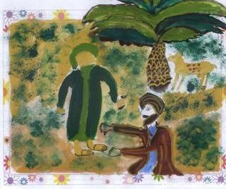 نقاشی های برگزیده هفتمین جشنواره کتابخوانی رضوی