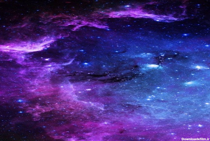 عکس کهکشان برای پس زمینه لب تاب