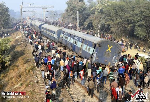 عکس/ خروج قطار از ریل در هند | سایت انتخاب
