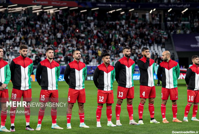 عکس/ دیدار تیم‌های فوتبال ایران و فلسطین