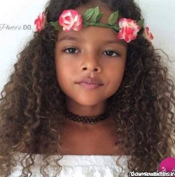 دختر سیاه پوست فیس بوکی زیباترین کودک دنیا + عکس