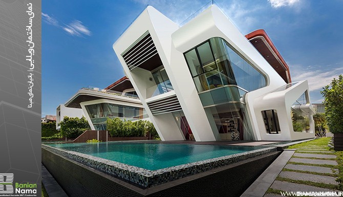 جدیدترین و زیباترین نمای ساختمان ویلایی + عکس |بانیان نما مبنا