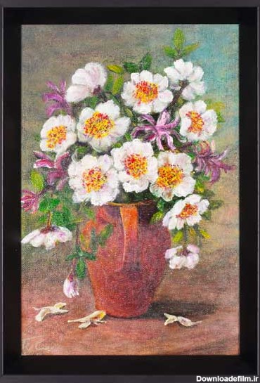 تصویر  گلدان گل 208