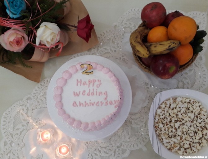 میز سالگرد ازدواج و عکس دوم بافت کیک | سرآشپز پاپیون