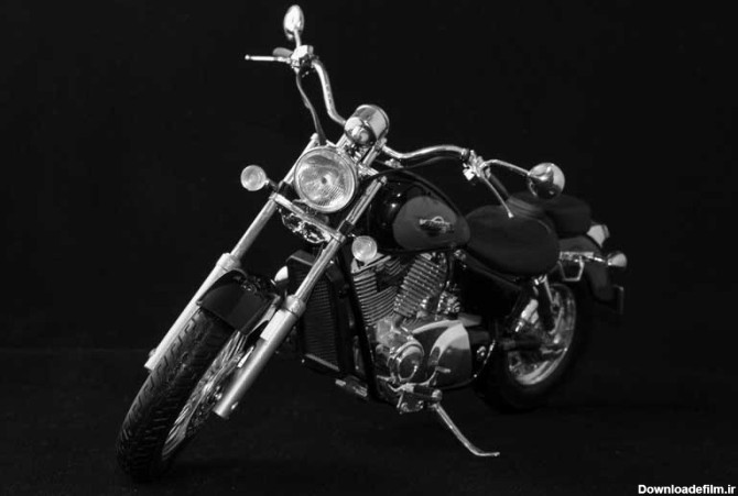 دانلود تصویر موتور سیکلت مشکی اسباب بازی