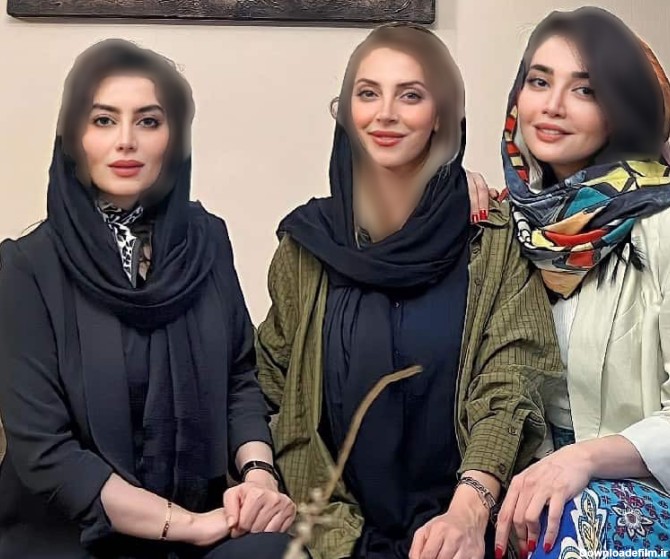 عکس زیبایی خیره کننده روژان خانم سریال نون خ در کنار 2 دوست صمیمی اش