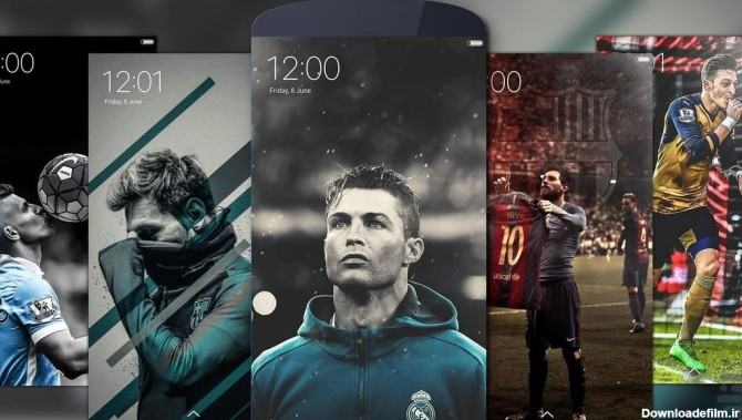 تصویر زمینه فوتبالی ، رونالدو ، مسی - Image screenshot of android app