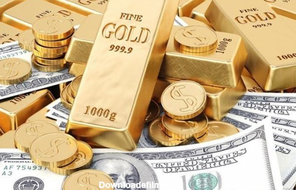 عکس دلار و طلا - عکس نودی