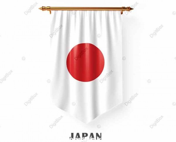 دانلود عکس پرچم ژاپن - دیجیت باکس - DigitBox