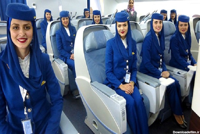 عکس مهماندار هواپیما زن ایرانی