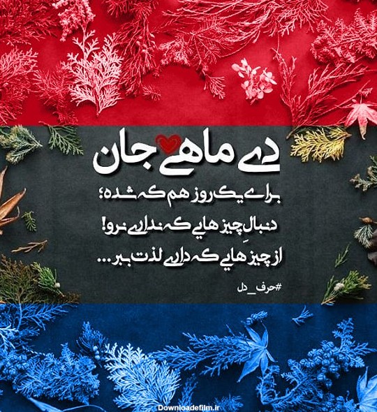 عکس نوشته برای تولد همسر دی ماهی