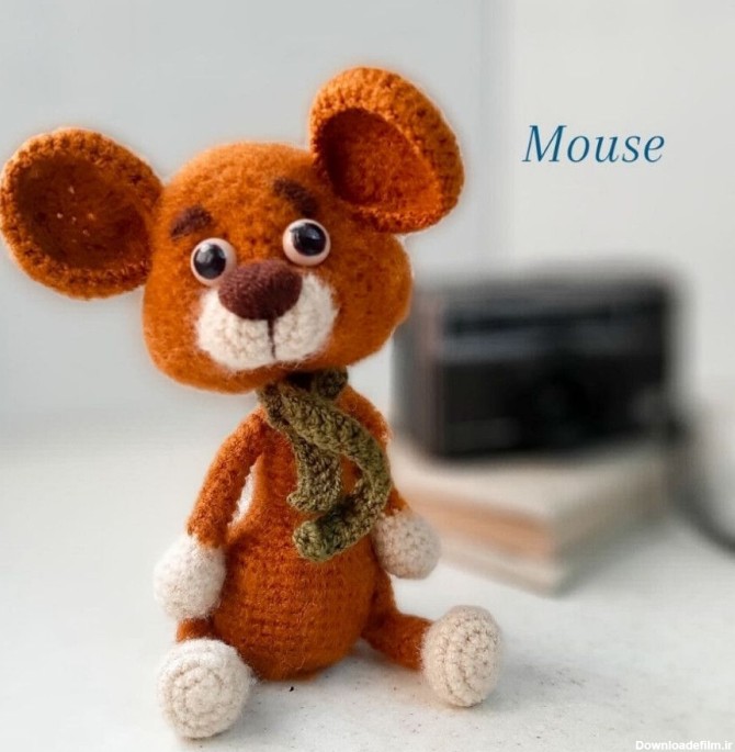 قیمت و خرید عروسک موش قلاب بافی ابعاد 20 cm رنگ ... - کمدا