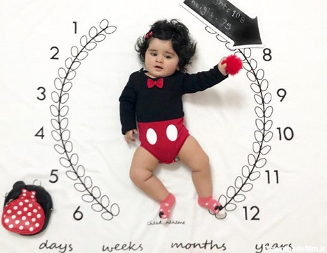 ماهگرد هشت ماهگی نوزاد | 5 ایده عکس هشت ماهگی نوزاد - آکادمی پیکسان