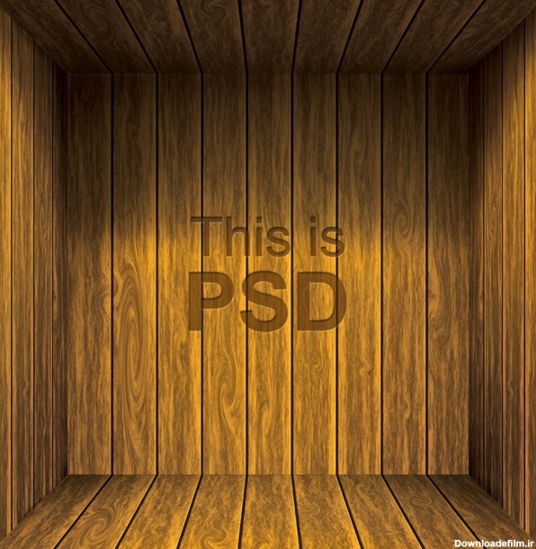 دانلود رایگان طرح پس زمینه چوبی PSD - ملت وب