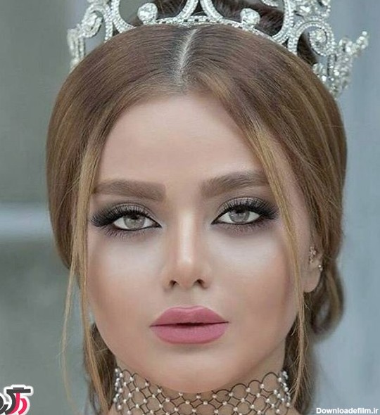 20 عکس مدل آرایش عروس ایرانی جدید 2018 97