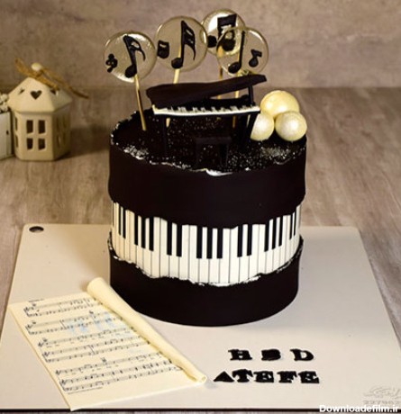 کیک پیانو و موسیقی