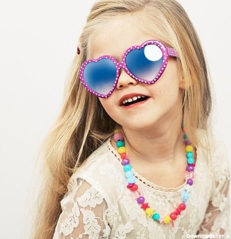 دختر بچه خوشگل عینک زیبا