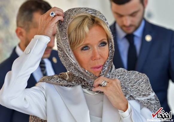 تصاویر : حجاب همسر رییس جمهور فرانسه در بازدید از سومین مسجد بزرگ ...