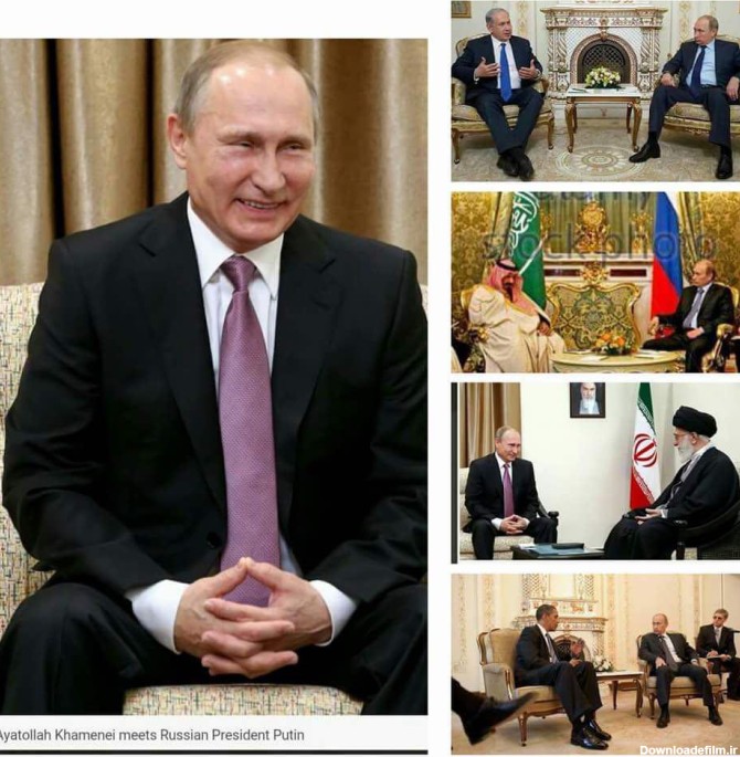 تفاوت طرز نشستن پوتین در مقابل مقام معظم رهبری با دیگران+ عکس