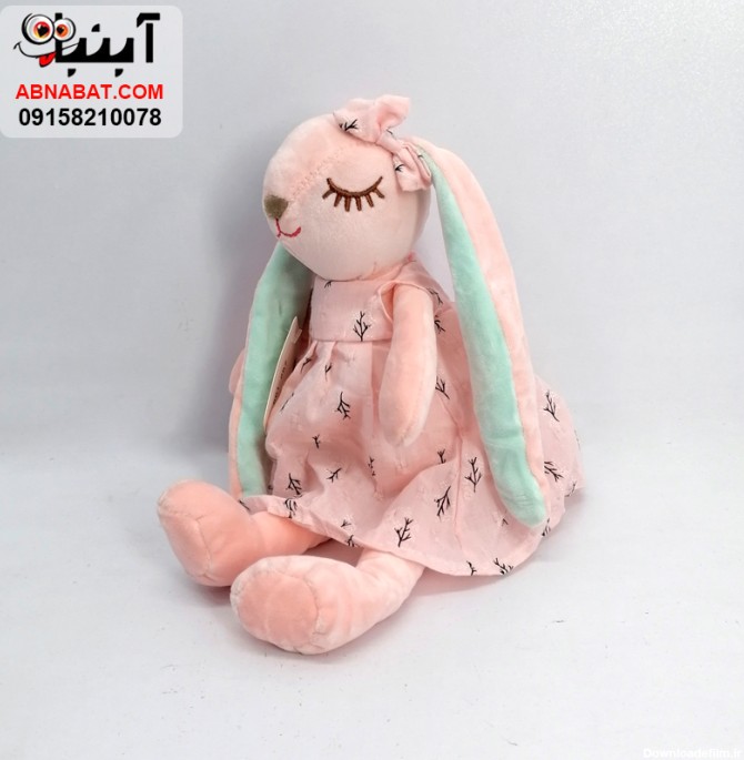 عروسک خرگوش آنجل پیراهن دار 40 سانت کد 1147 | فروشگاه آبنبات