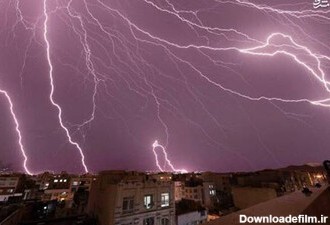 خبرآنلاین - عکس | تصویری زیبا و متفاوت از رعد و برق آسمان تهران