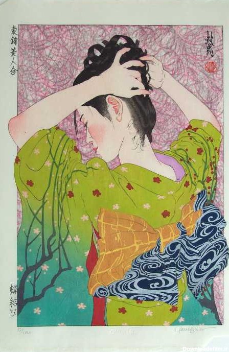 نقاشی ژاپن ژاپنی japan japanese panting ukioe اوكيوئه